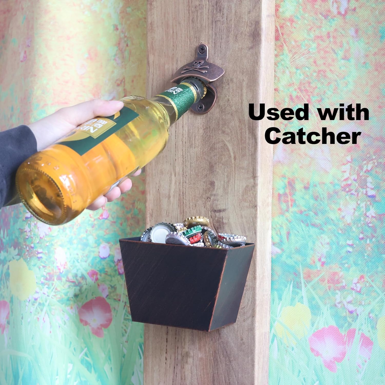 Wall-Mounted Skull Bottle Opener
