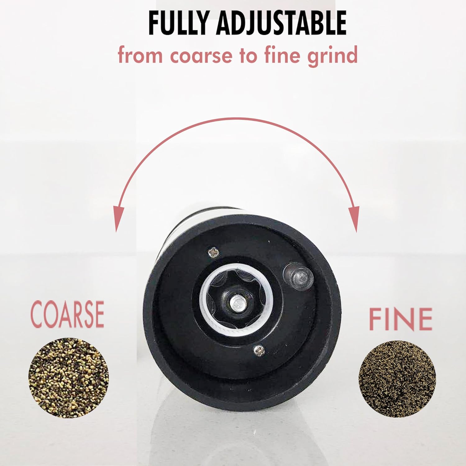 Strong Salt and Pepper Compact Design Stainless Steel