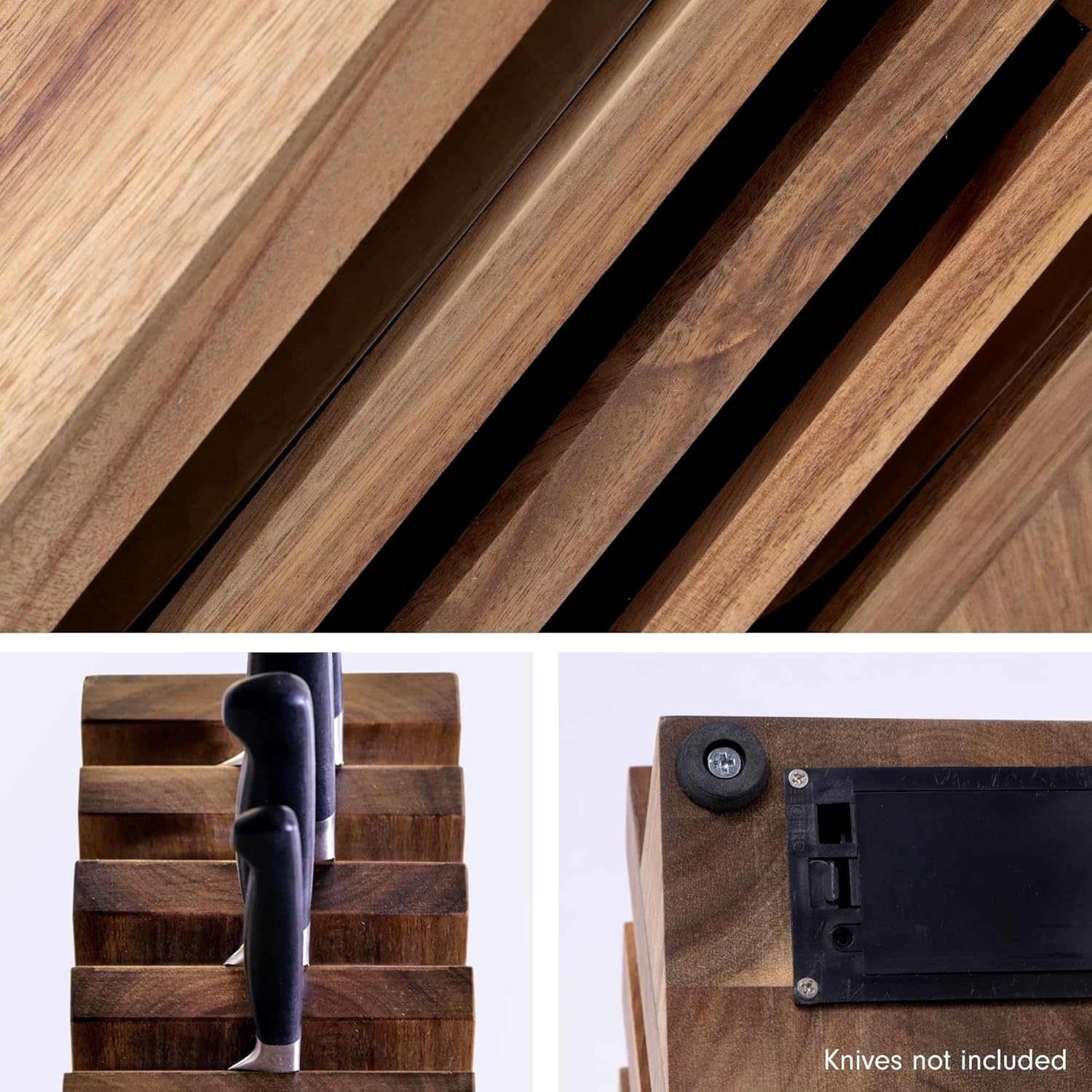 Magnetic Knife Block with UV Lighting