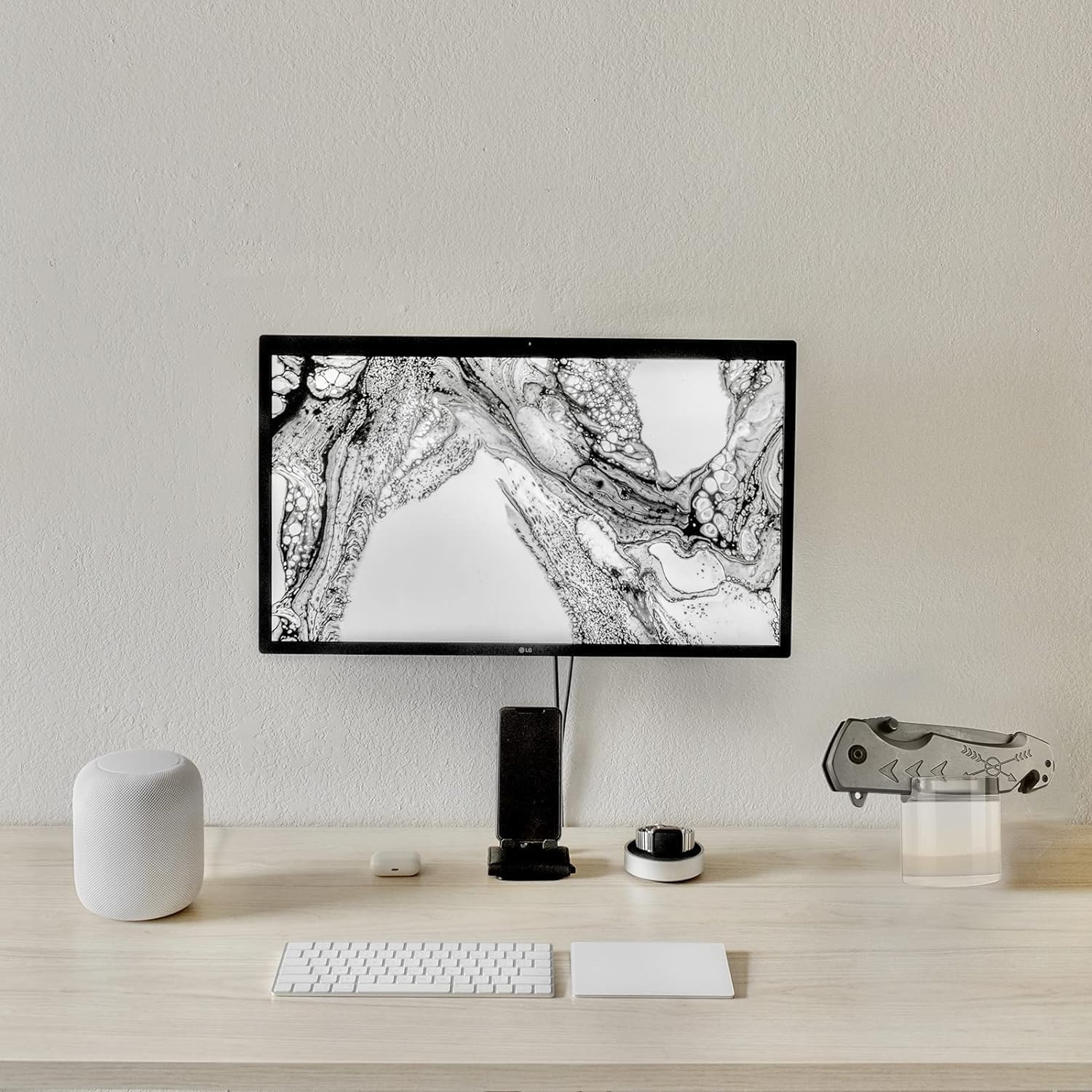 WLSANX Transparent Knife Display Rack
