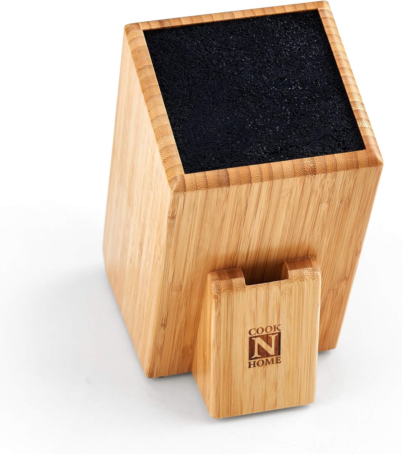 Bamboo Knife Storage Block Slash 10-Inch