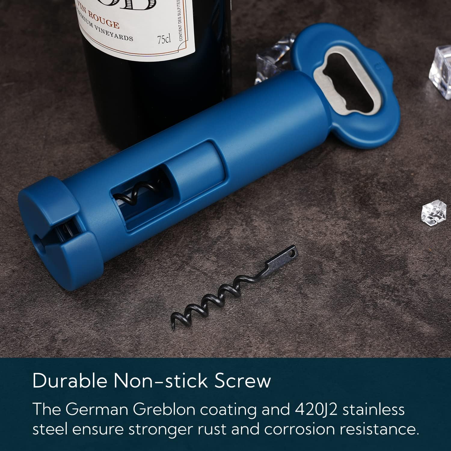 KITCHENDAO 3-in-1 Wine Beer Opener
