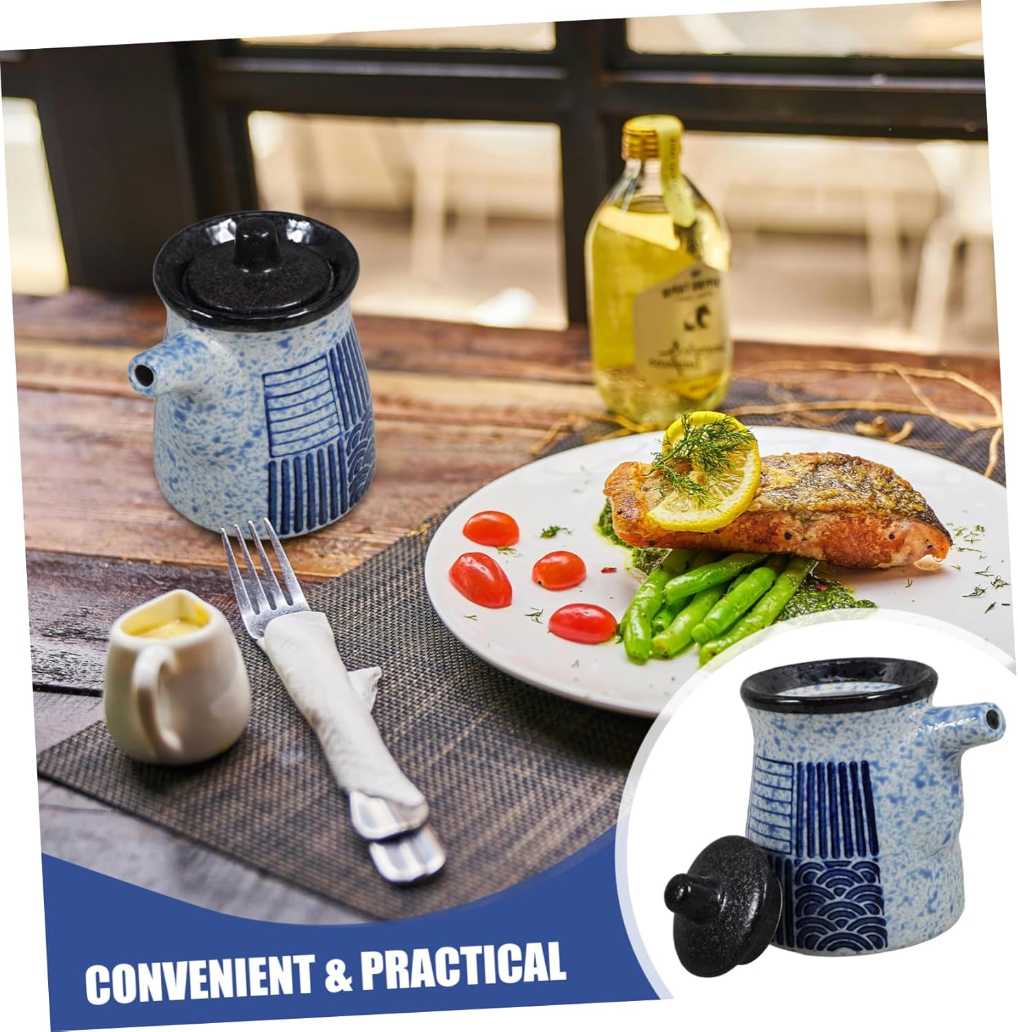 Hoement Japanese Oil Vinegar Dispenser