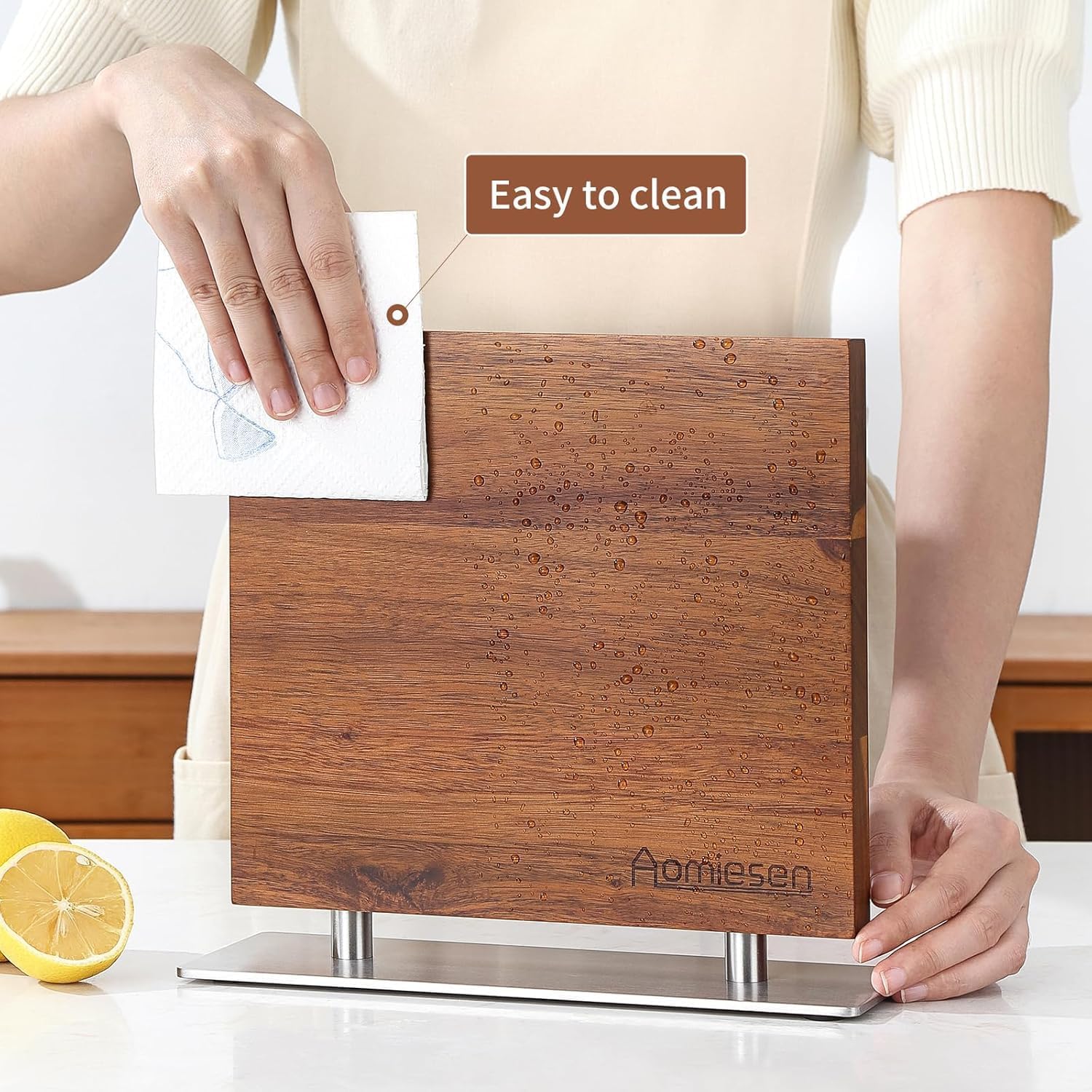Magnetic Knife Block for Kitchen Organization