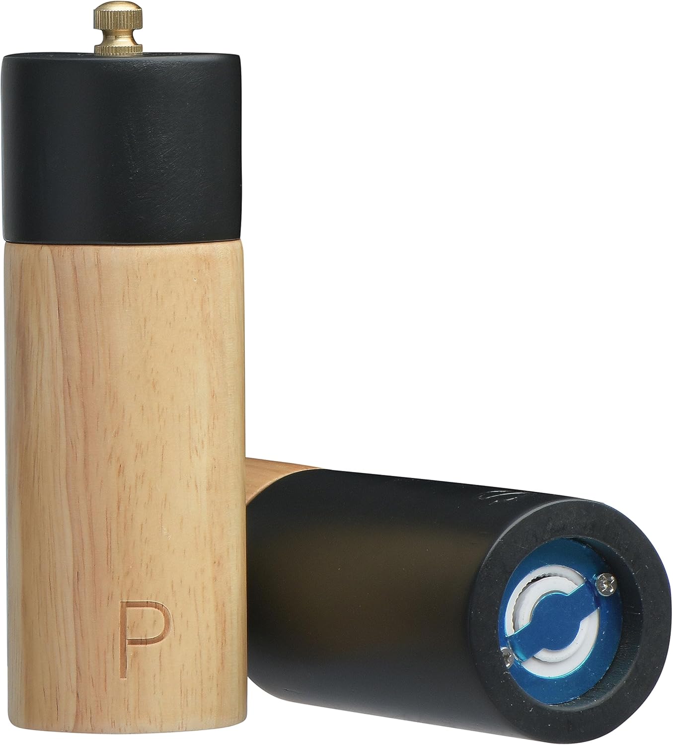 Modern Two-Tone Salt Pepper Mills