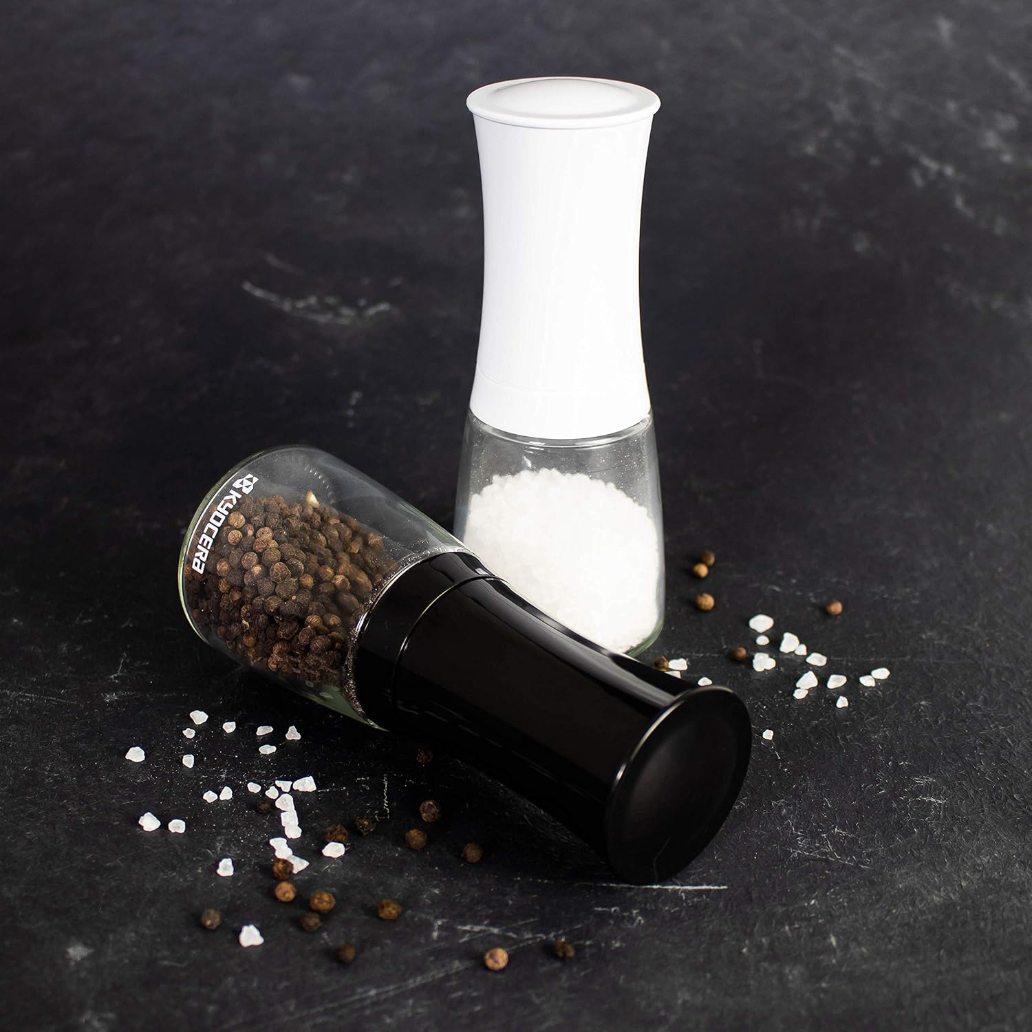 Advanced Ceramic Pepper Salt Mill White