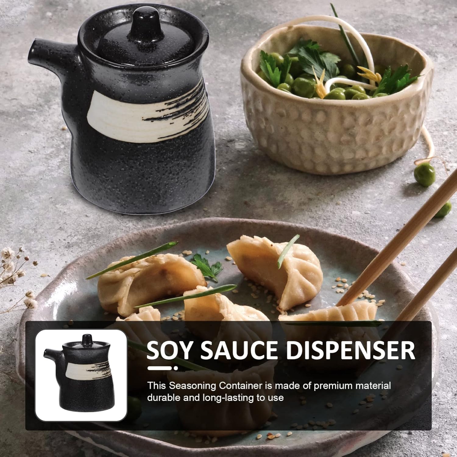 Luxshinyer Oil and Seasoning Dispenser