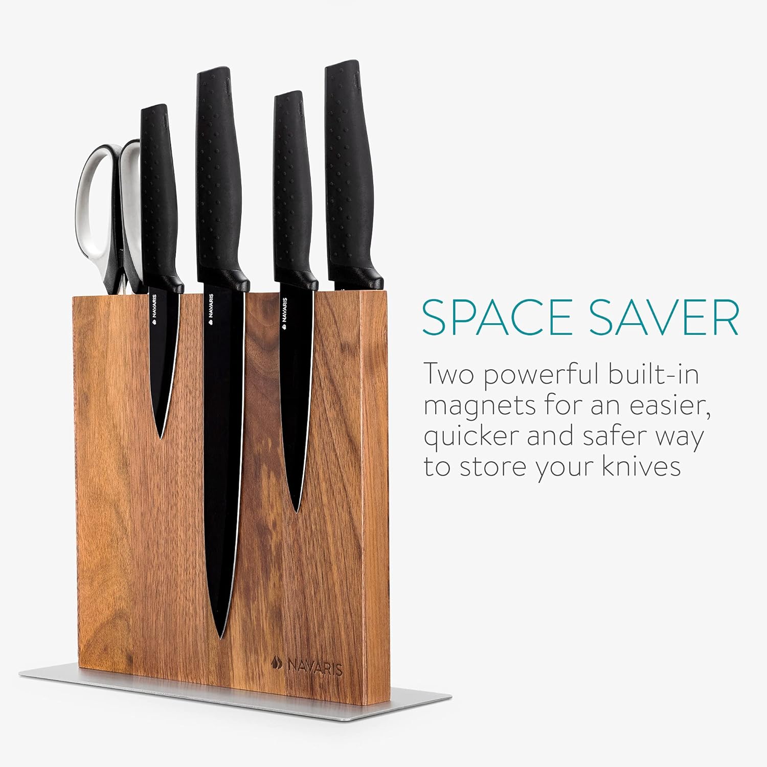 Navaris Kitchen Knife Magnet Holder