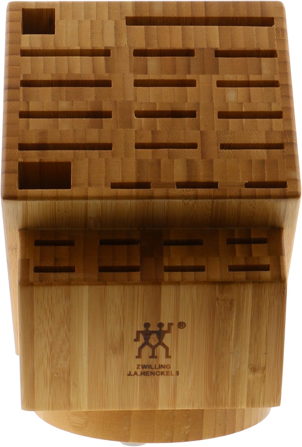 ZWILLING 26-Slot Swivel Bamboo Knife Block