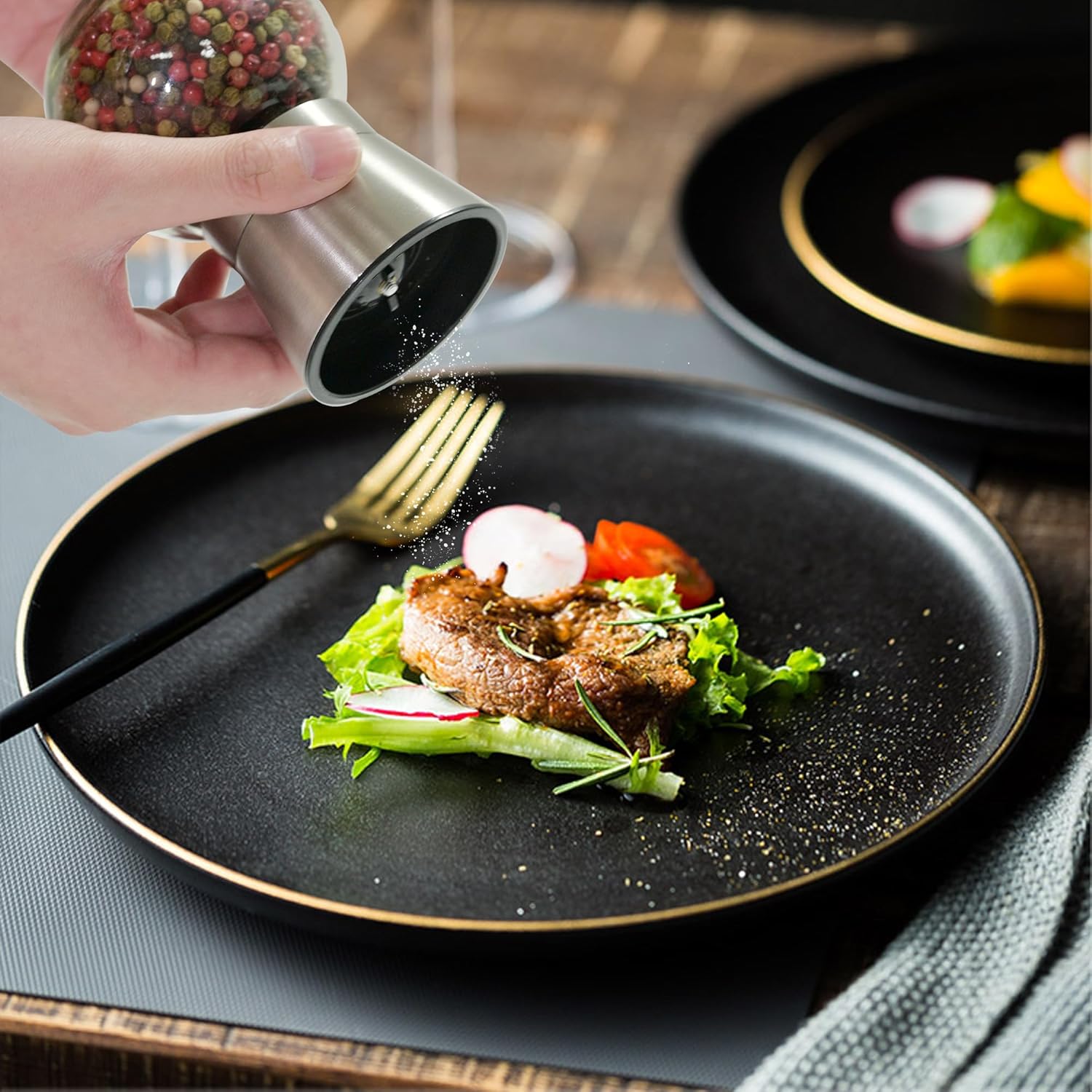 Bonris Salt Pepper Grinder Set
