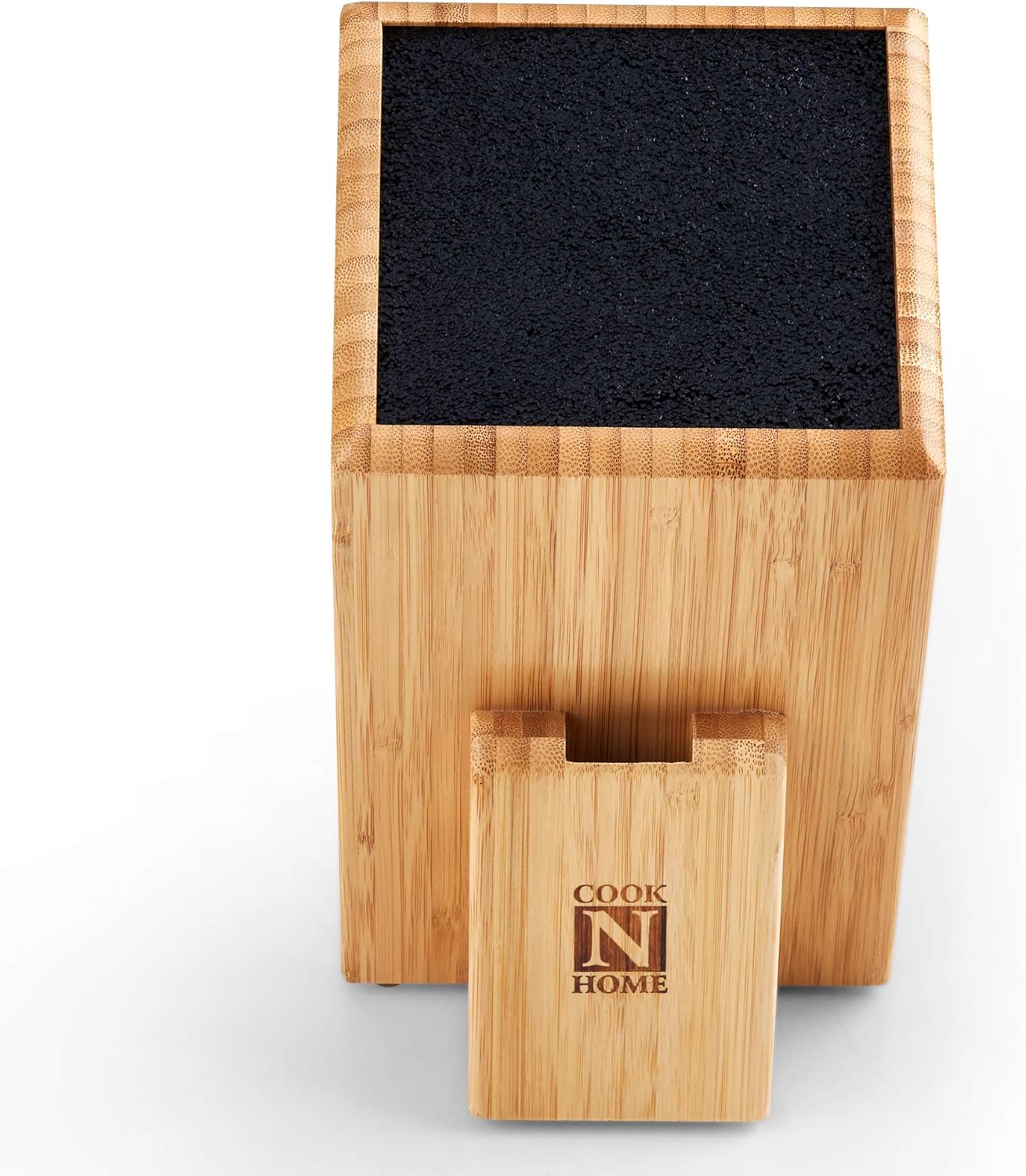 Bamboo Knife Storage Block Slash 10-Inch