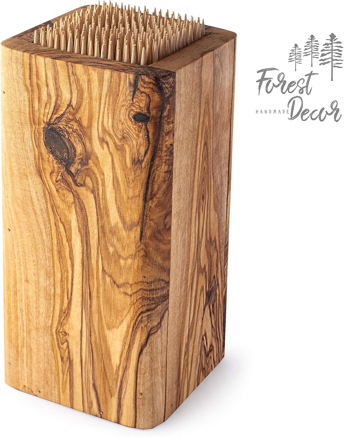 Natural Wood Knife Holder