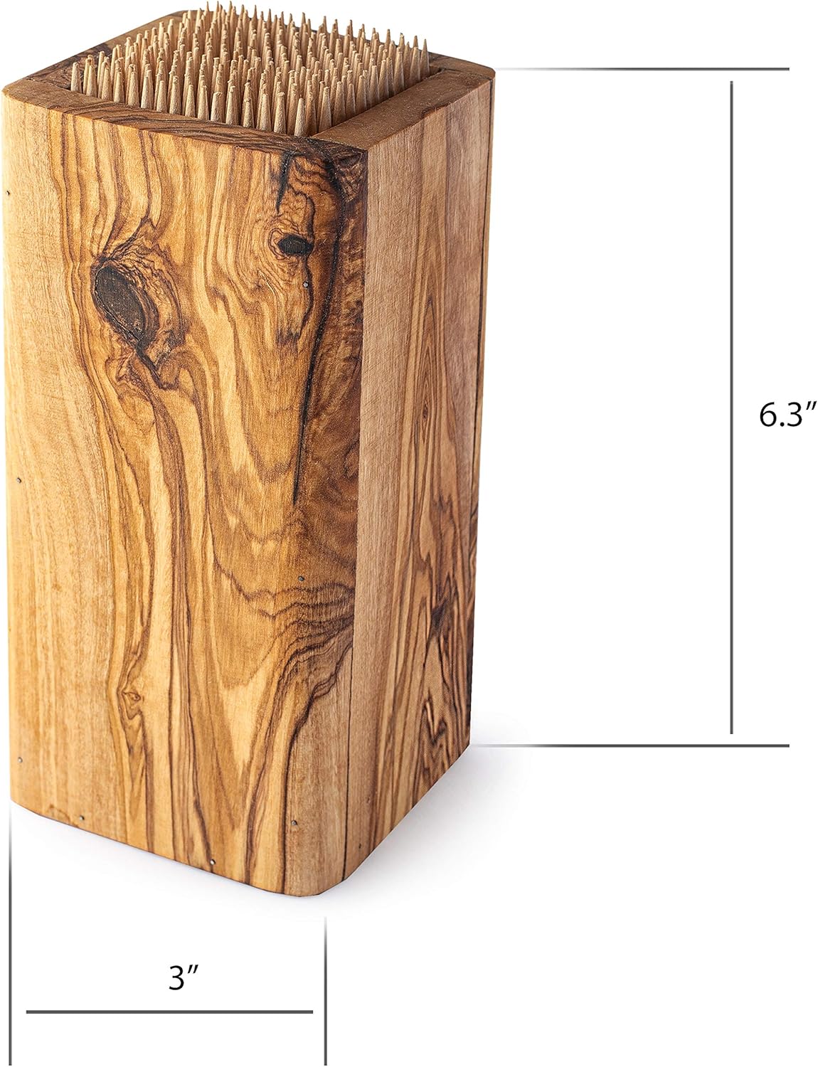 Natural Wood Knife Holder