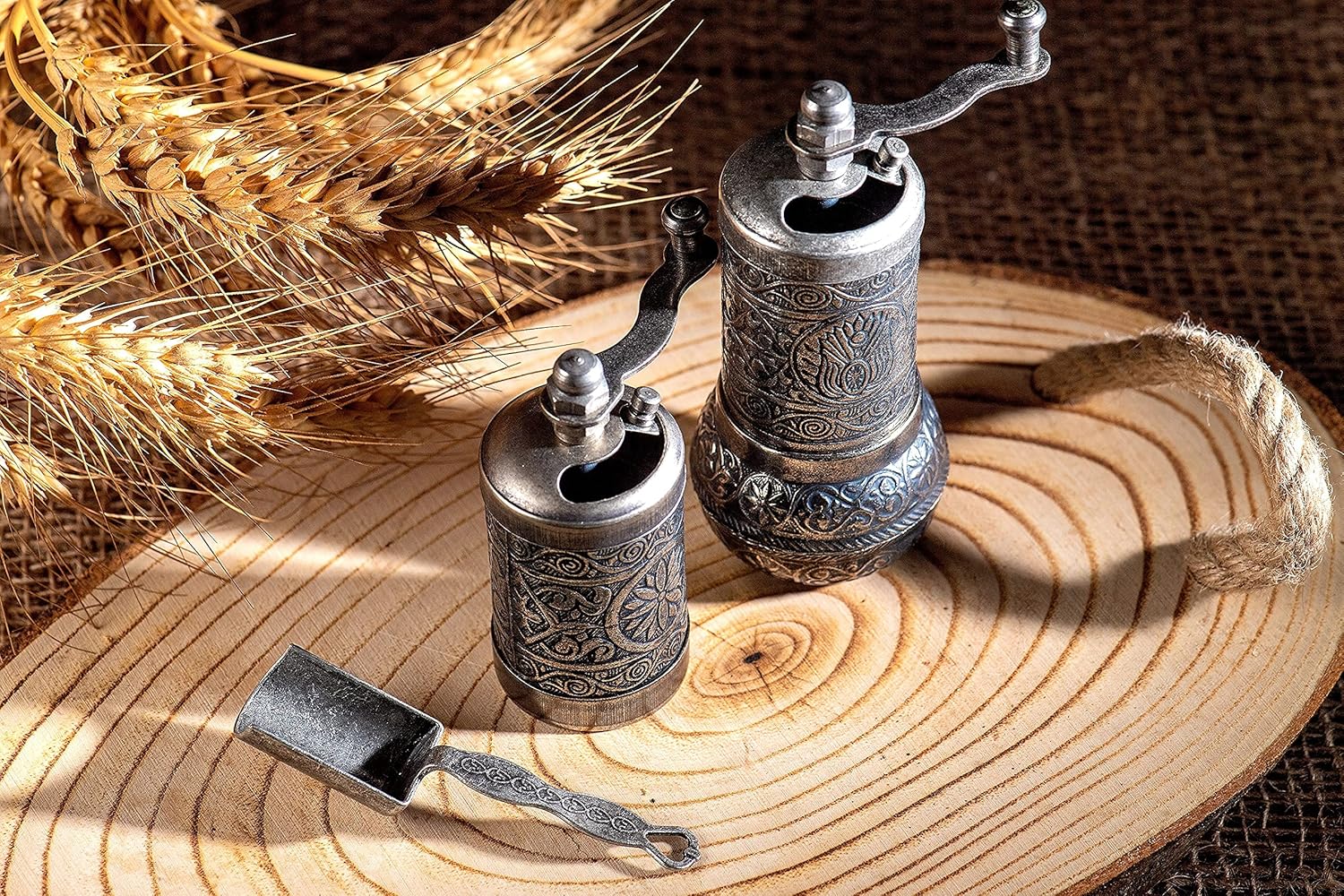 Unlock Flavor with the MOOGCO Pepper Grinder Mill Dark Silver